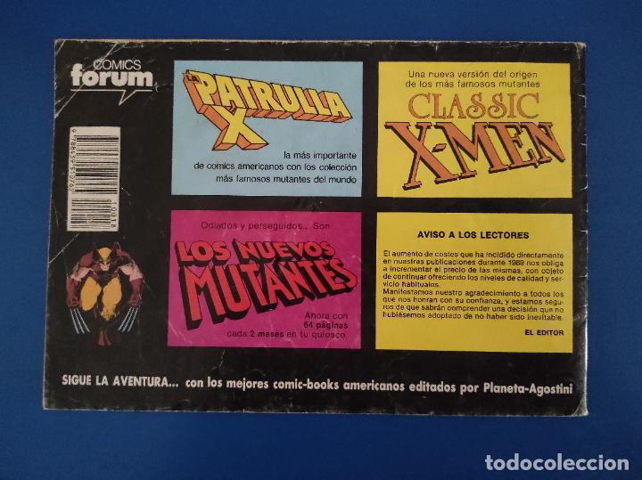Tebeos: COMIC DE SPIDER-MAN SPIDERMAN A&Ntilde;O 1989 N&ordm; 18 DE COMICS FORUM - Foto 2