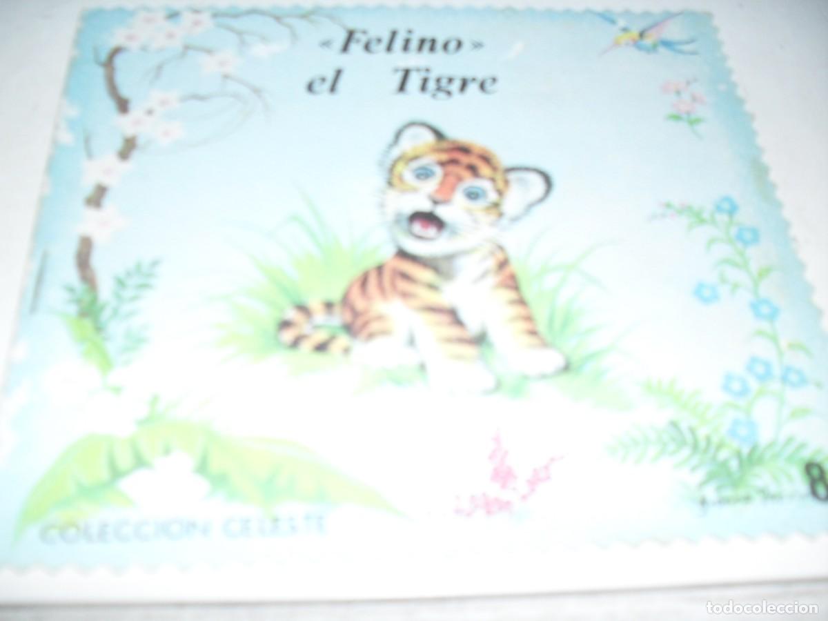Tebeos: CUENTO TROQUELADO CELESTE 8:FELINO EL TIGRE,EDITA ROMA,1979