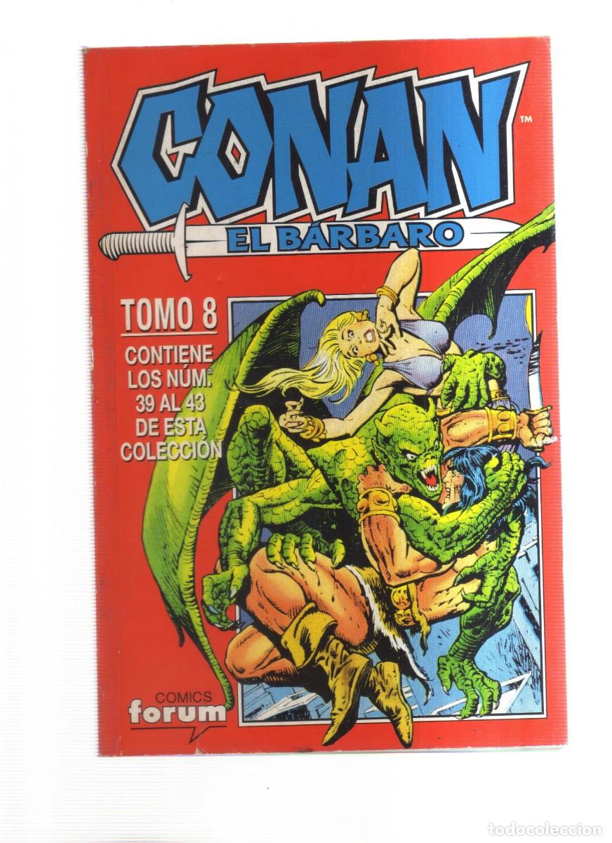 Tebeos: CONAN EL BARBARO TOMO 8 CONTIENE LOS NUMEROS, DEL 39 AL 43 - Foto 1