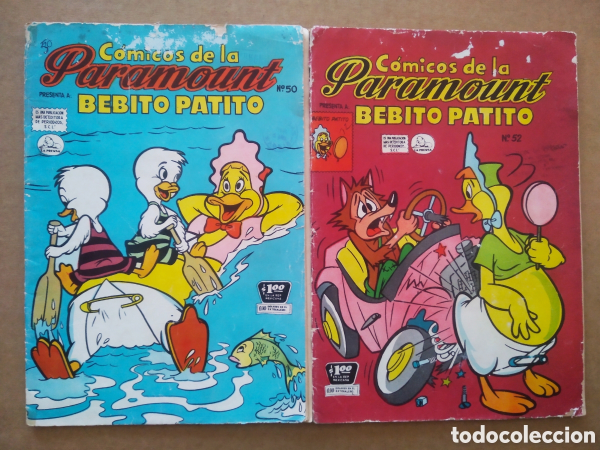 Comics: Lote C&oacute;micos de la Paramount n&deg;50-52: Bebito Patito (Editora de Peri&oacute;dicos S.C.L. La Prensa, 1957).