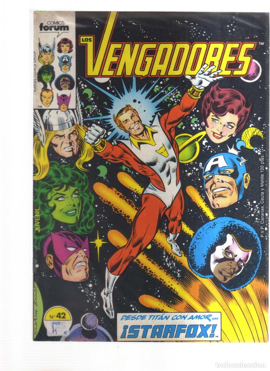 Tebeos: LOS VENGADORES N,42 FORUM - Foto 1