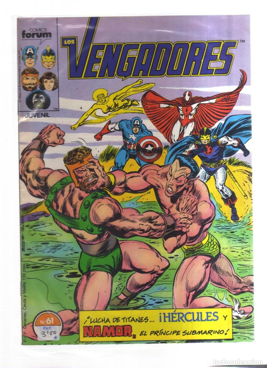 Tebeos: LOS VENGADORES N,61 FORUM - Foto 1