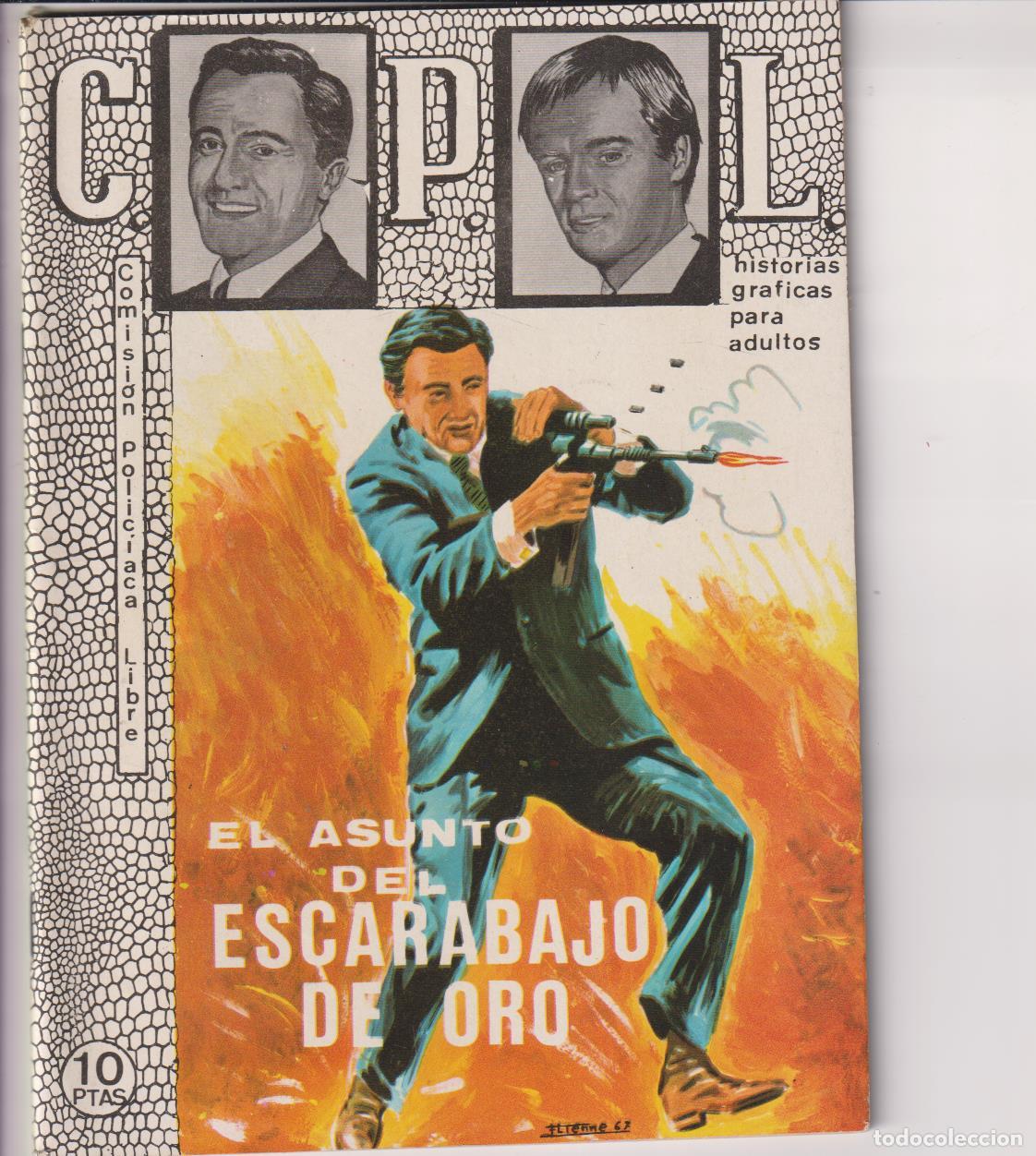 Tebeos: Cipol n&ordm; 3. El asunto del Escarabajo de oro. Boixher, 1967