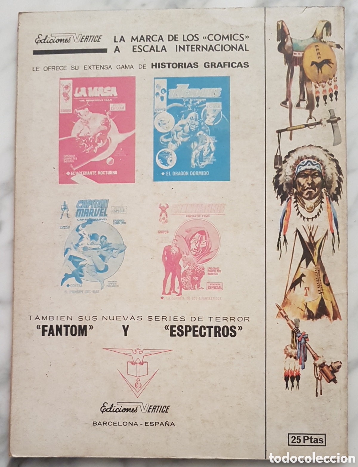 Tebeos: RIN TIN TIN RIN-TIN-TIN NUMERO 25 . EDICIONES VERTICE - Foto 2