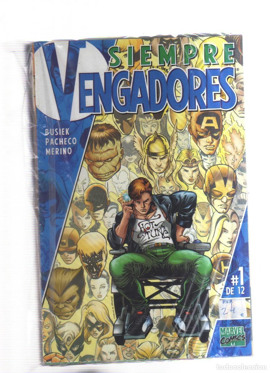 Tebeos: SIEMPRE VENGADORES COMPLETA 12 NUMEROS 1 AL 12 MARVEL COMICS - Foto 1