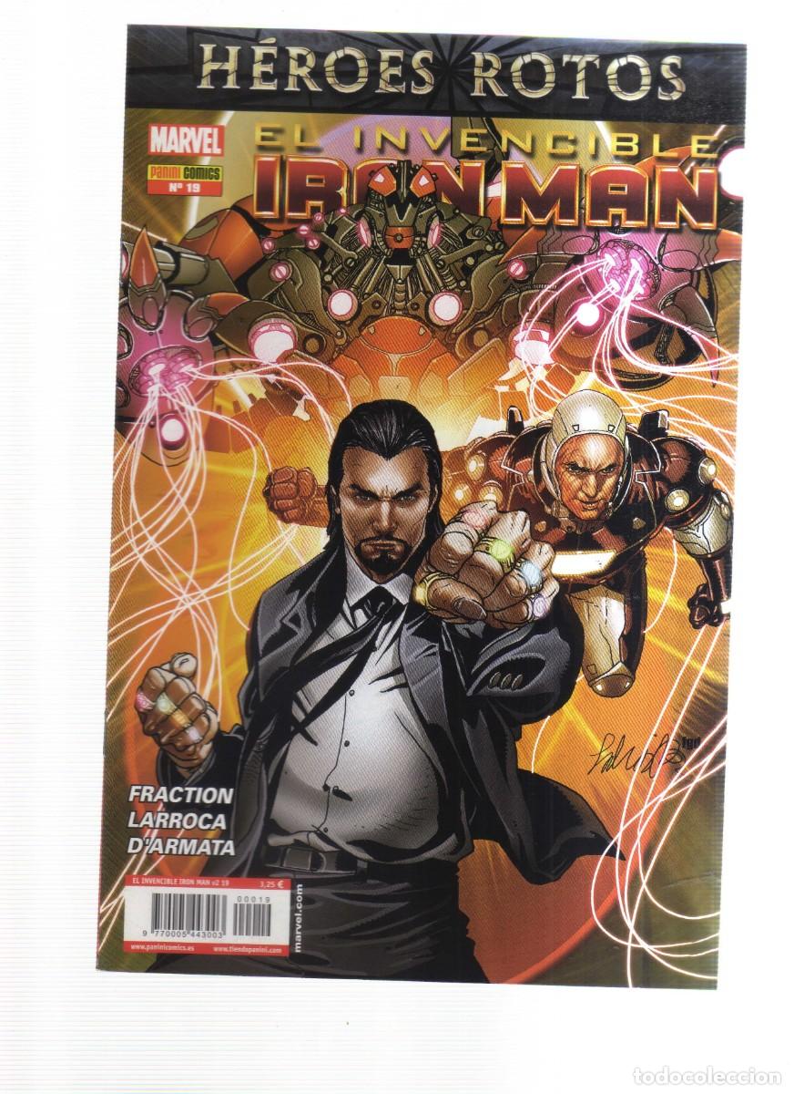 Tebeos: IRON MAN EL INVENCIBLE N,19 HEROES ROTOS - Foto 1