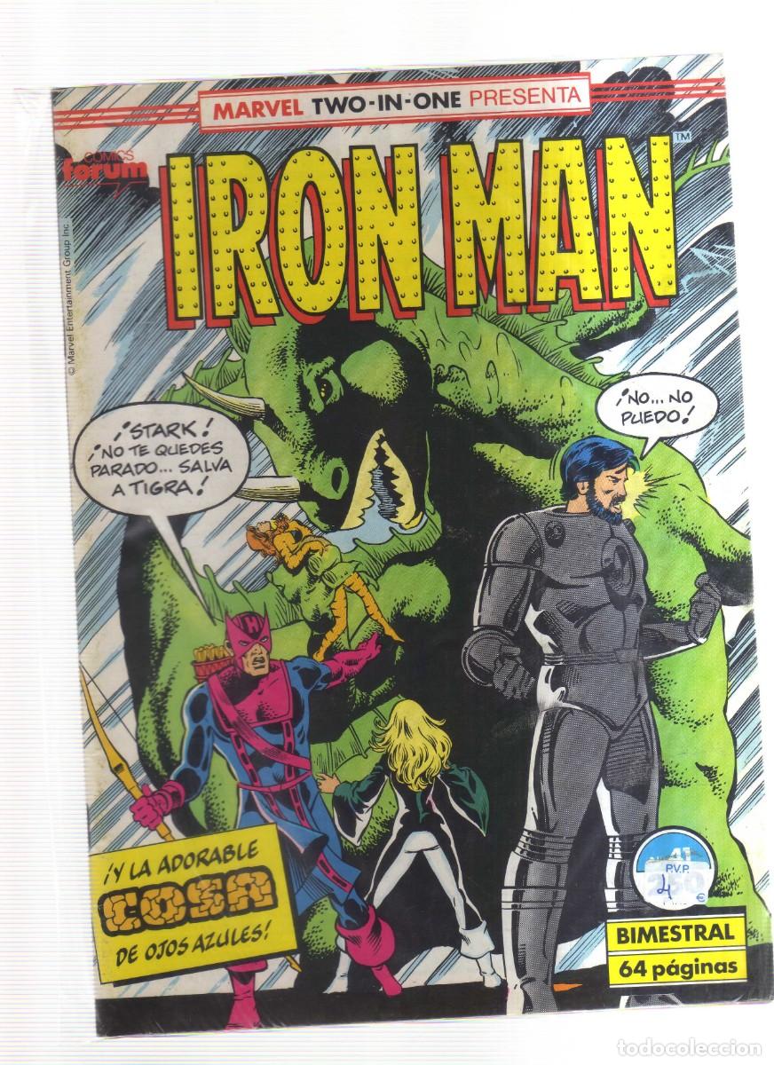 Tebeos: IRON MAN BIMETRAL 64 PAGINAS - MARVEL TWO - IN - ONE PRESENTA - Foto 1