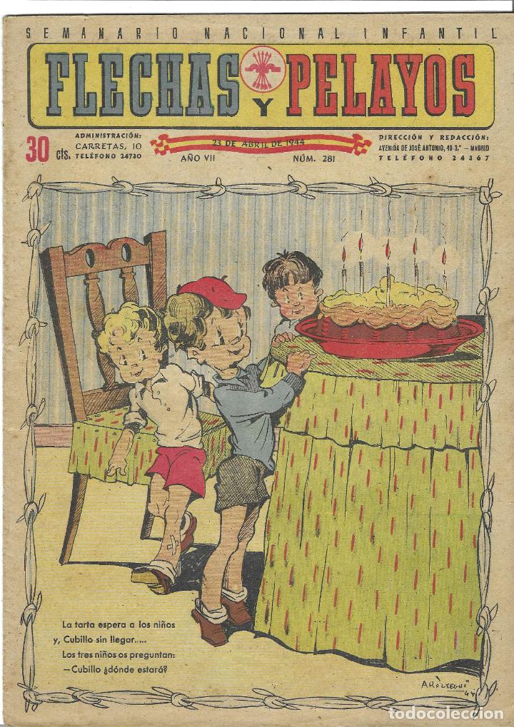 Tebeos: FLECHAS Y PELAYOS N&ordm; 281 - Foto 1