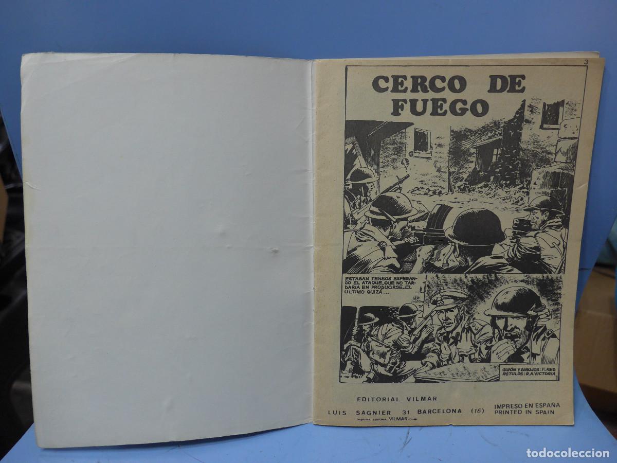 Tebeos: GUERRA - CERCO DE FUEGO - EDITORIAL VILMAR - Foto 3