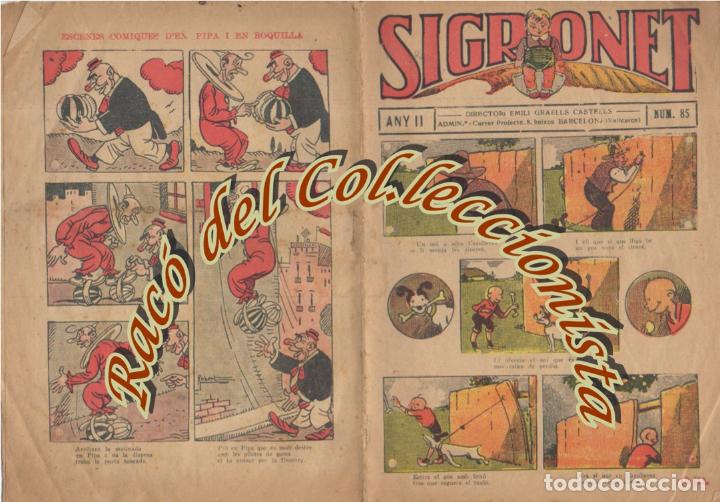 Tebeos: SIGRONET , N. 085 , ANY II, 1925 - Foto 1