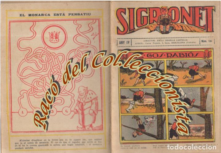 Tebeos: SIGRONET , N. 184 , ANY IV, 1927 - Foto 1