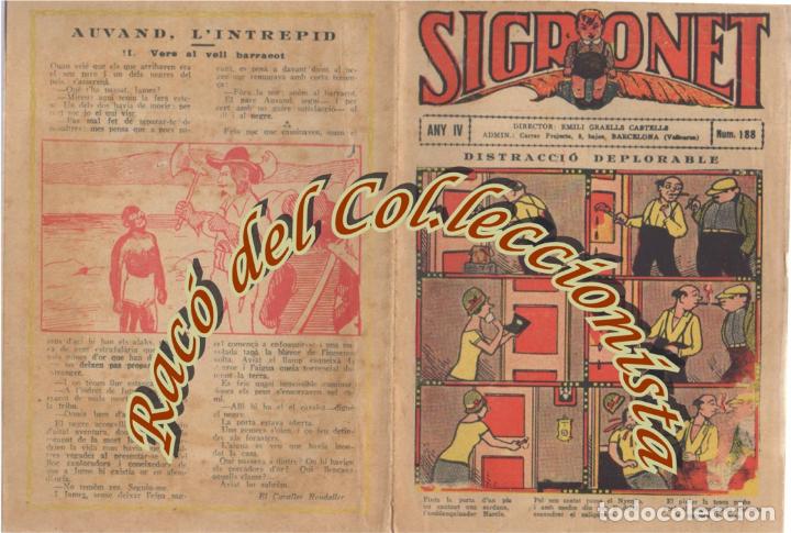 Tebeos: SIGRONET , N. 188 , ANY IV, 1927 - Foto 1