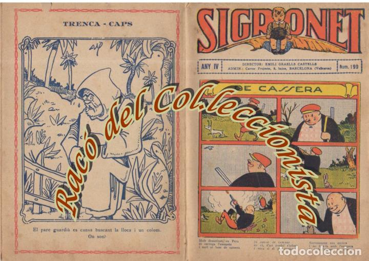 Tebeos: SIGRONET , N. 199 , ANY IV, 1927 - Foto 1