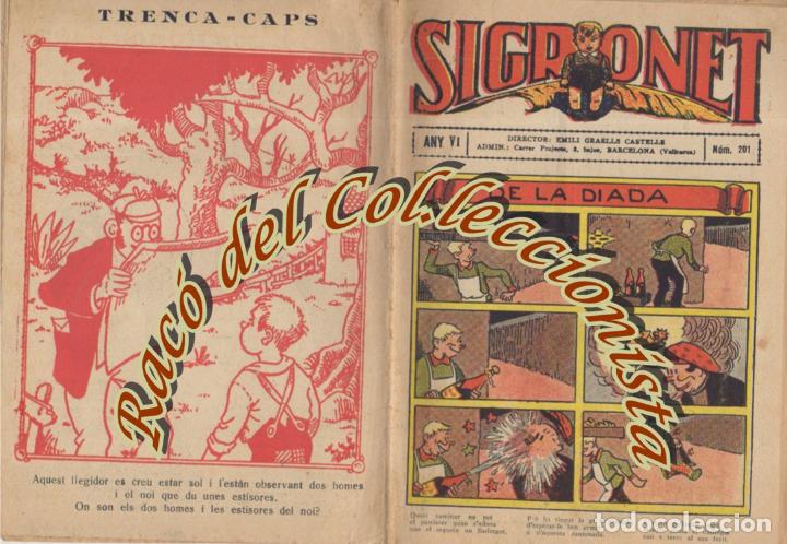 Tebeos: SIGRONET , N. 201 , ANY V, 1928 - Foto 1