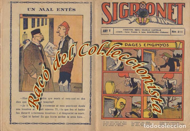 Tebeos: SIGRONET , N. 211 , ANY V, 1928 - Foto 1
