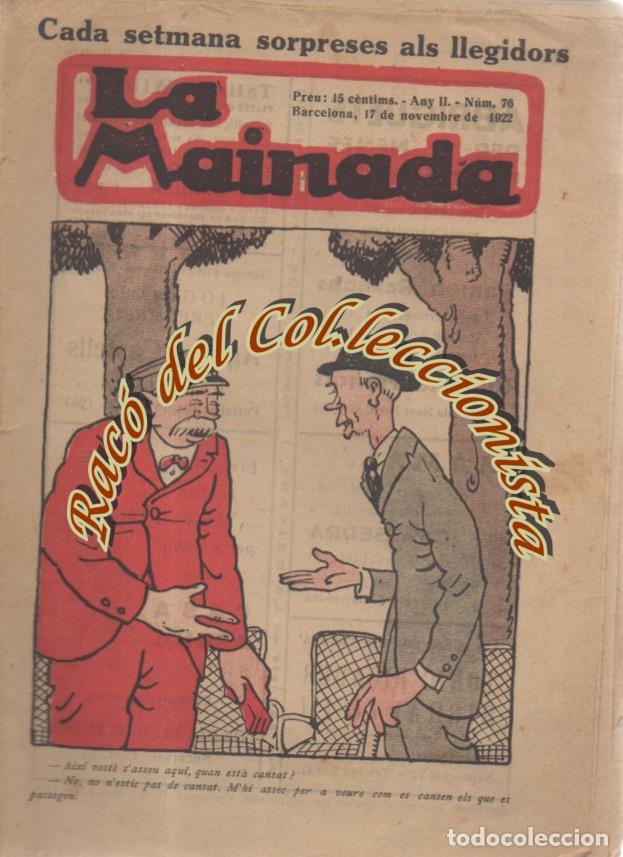 Tebeos: LA MAINADA , N. 076 ANY II , 1922 - Foto 1