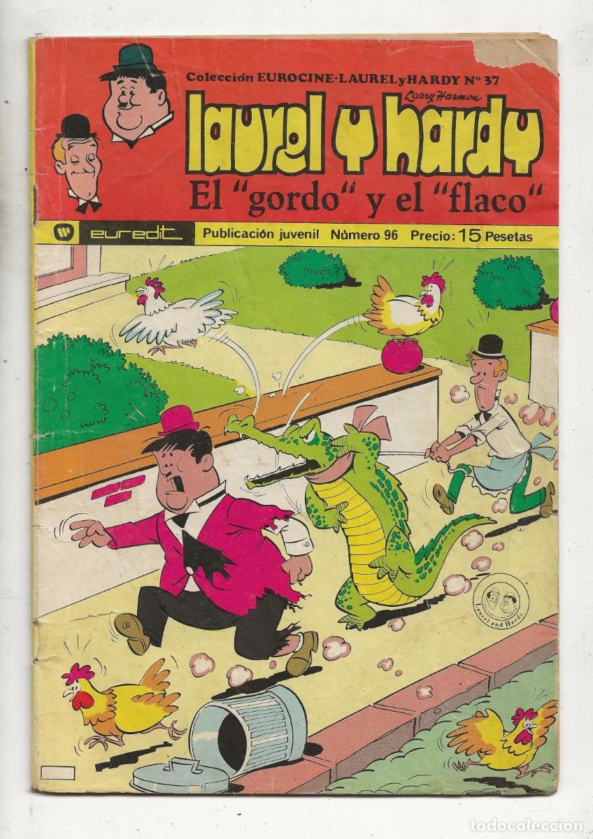 Tebeos: LAUREL Y HARDY EL GORDO Y EL FLACO N&ordm; 96 - EUREDIT 1976 - Foto 1