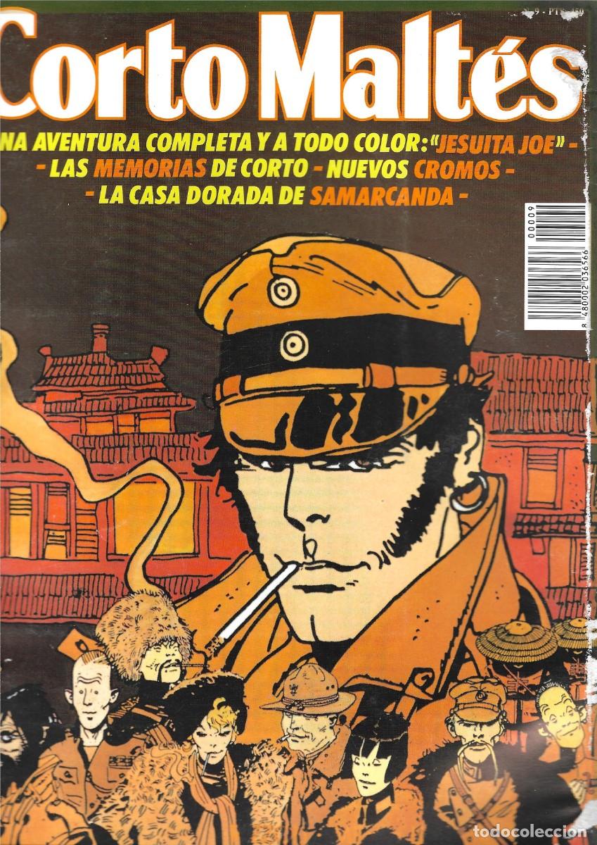 Tebeos: CORTO MALTES N&ordm;9-jesuita joe-con cromos - Foto 1