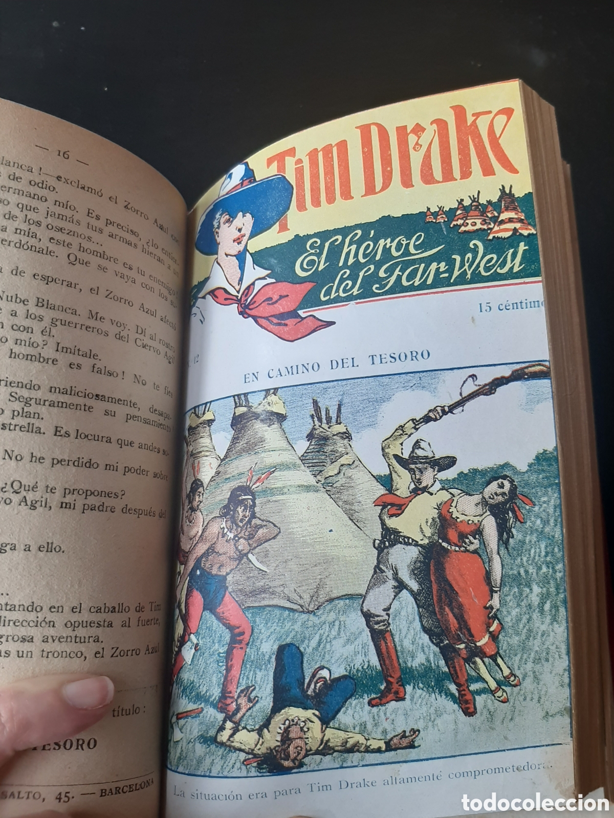 Tebeos: Tomo encuadernado Tim Drake ,el h&eacute;roe del Far-West n&uacute;meros del 1 al 20 - Foto 4