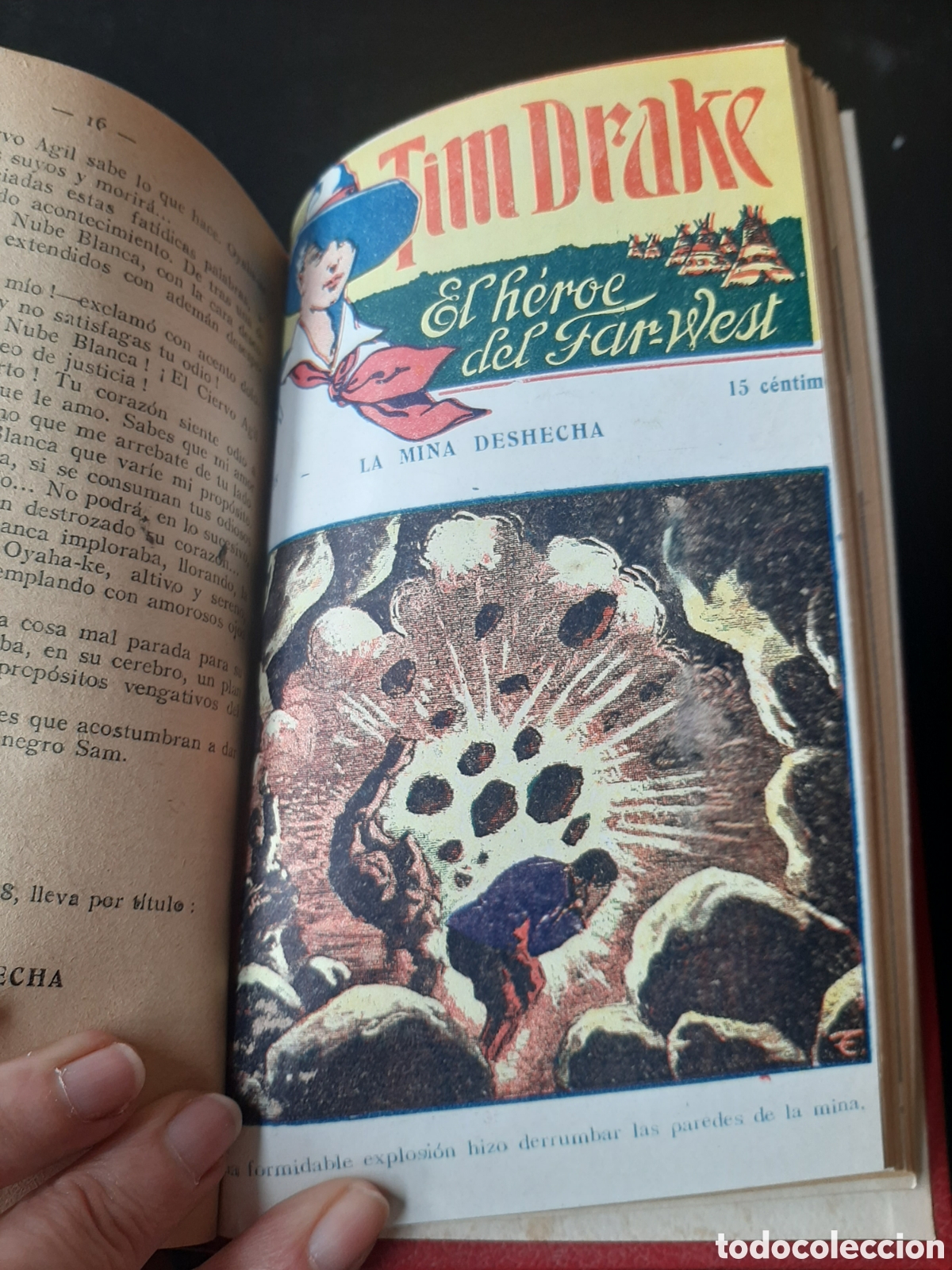 Tebeos: Tomo encuadernado Tim Drake ,el h&eacute;roe del Far-West n&uacute;meros del 1 al 20 - Foto 5