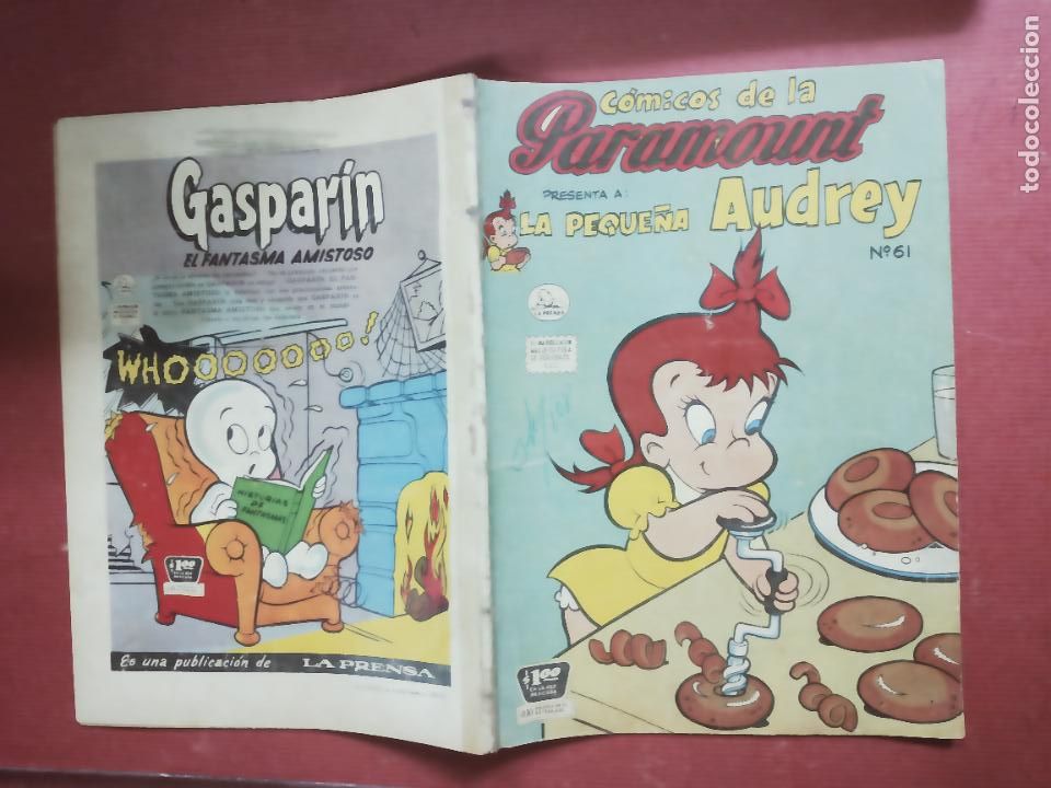 Tebeos: COMICOS DE LA PARAMOUNT. LA PEQUE&Ntilde;A AUDREY N&ordm; 61. LA PRENSA 1958.