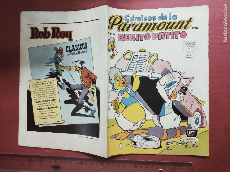 Tebeos: COMICOS DE LA PARAMOUNT. BEBITO PATITO N&ordm; 40. LA PRENSA 1956.