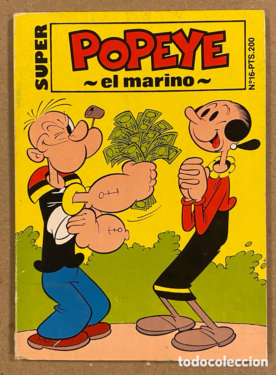 super popeye el marino n° 16 (1989). colección - Buy Antique tebeos from  other classical publishers on todocoleccion