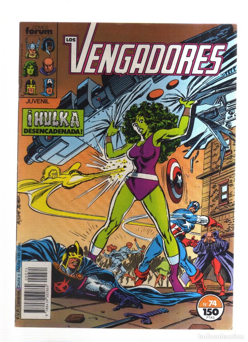 Tebeos: LOS VENGADORES N,74 FORUM - Foto 1