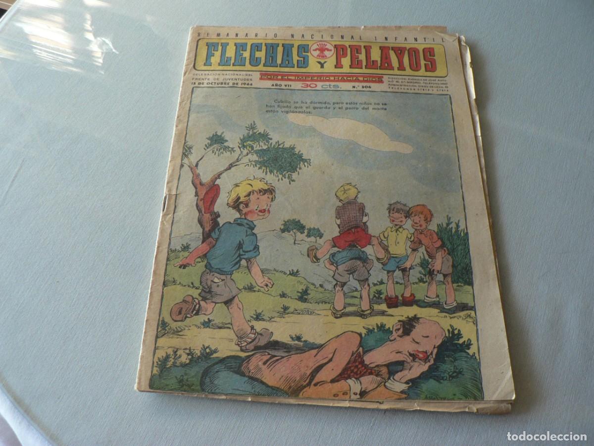 Tebeos: FLECHAS Y PELAYOS 306 CON RECORTABLE - Foto 1