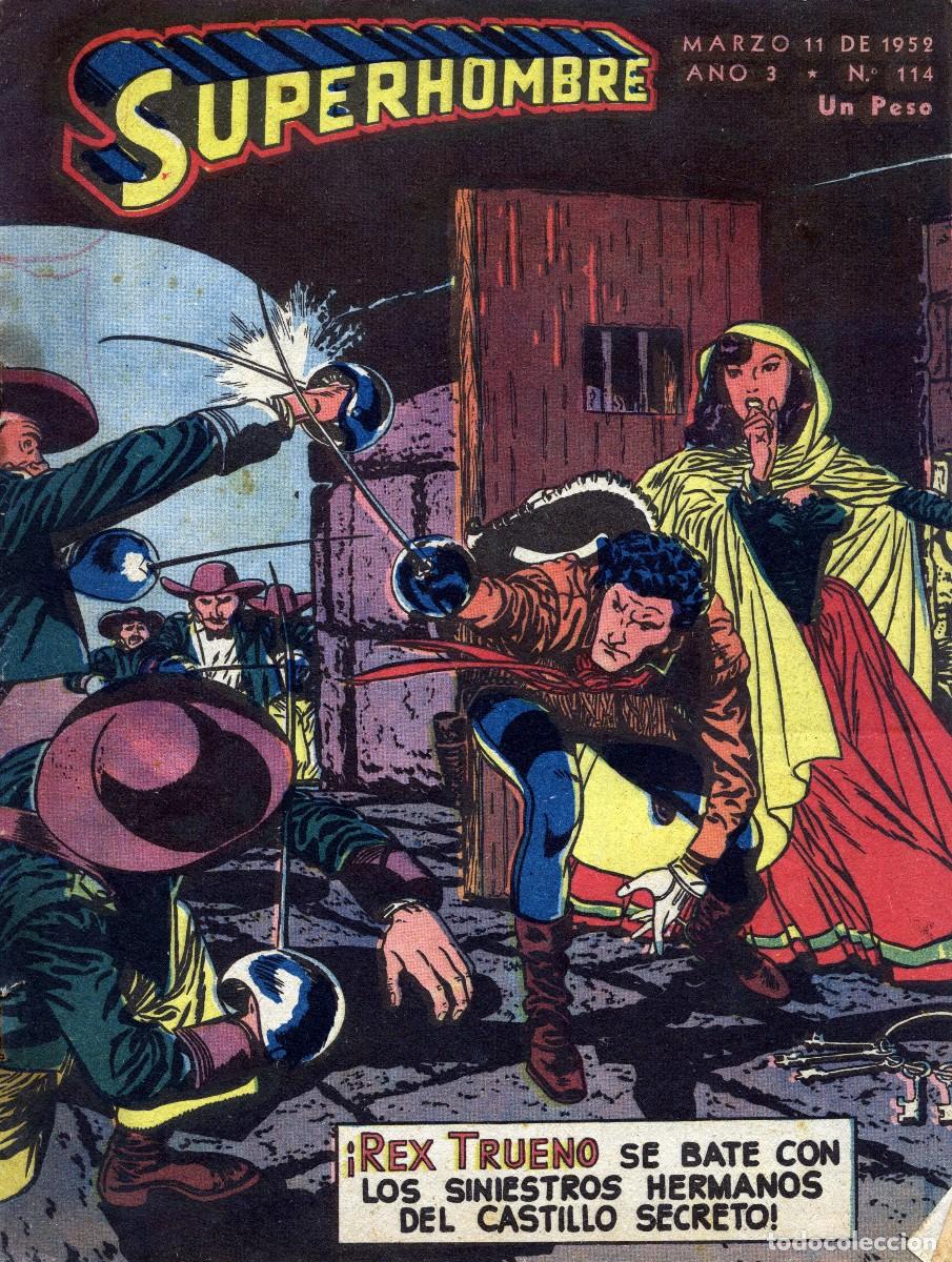 Tebeos: SUPERHOMBRE N&ordm; 114 - MUCHNIK EDITORES - 1952 - Foto 1