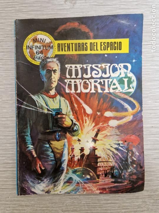 Tebeos: MISION MORTAL - AVENTURAS DEL ESPACIO - N&ordm; 4 - TIENE FALLOS DE IMPRESION. - Foto 1