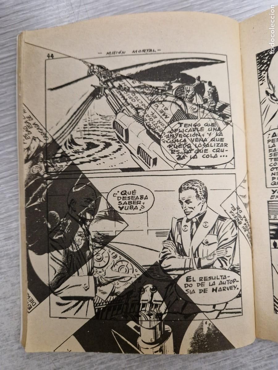 Tebeos: MISION MORTAL - AVENTURAS DEL ESPACIO - N&ordm; 4 - TIENE FALLOS DE IMPRESION. - Foto 7