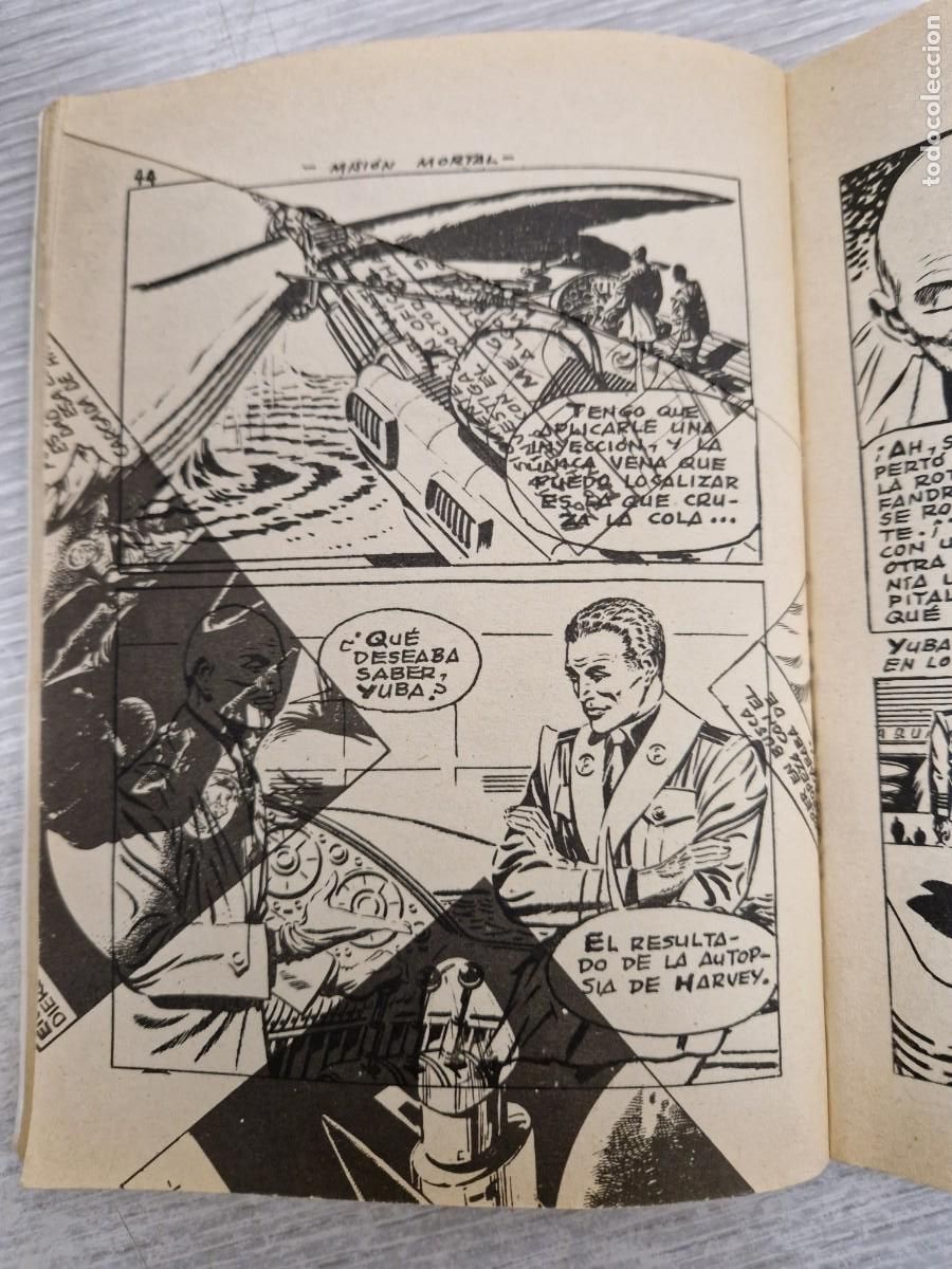 Tebeos: MISION MORTAL - AVENTURAS DEL ESPACIO - N&ordm; 4 - TIENE FALLOS DE IMPRESION. - Foto 8