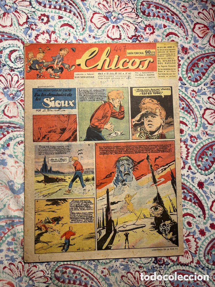 Tebeos: CHICOS, N&Uacute;MERO 447, (EDITORIAL CHICOS/GILSA) - Foto 1