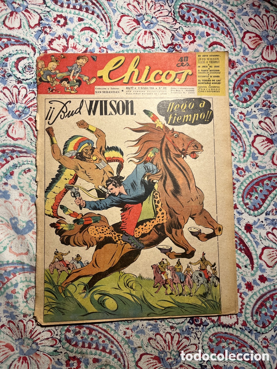 Tebeos: CHICOS, N&Uacute;MERO 322, (EDITORIAL CHICOS/GILSA) - Foto 1