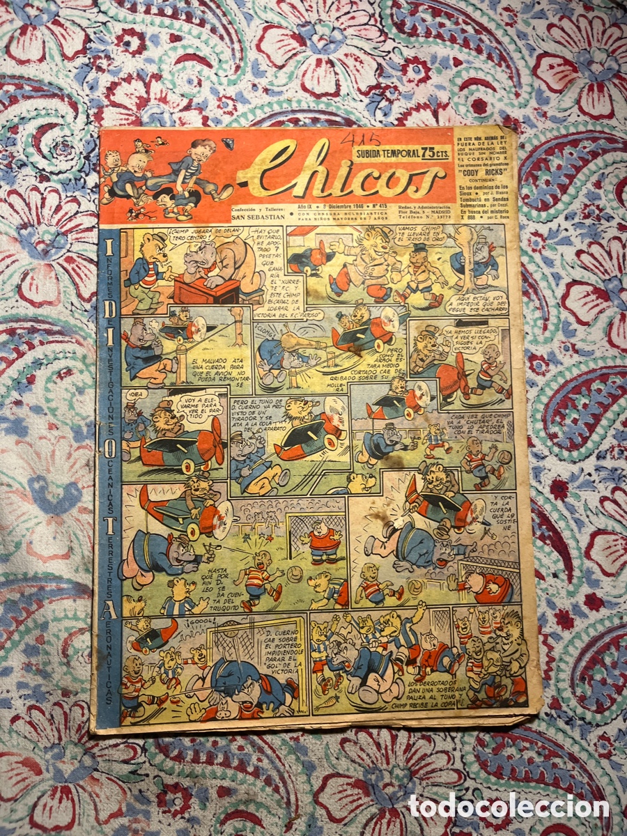 Tebeos: CHICOS, N&Uacute;MERO 415, (EDITORIAL CHICOS/GILSA) - Foto 1