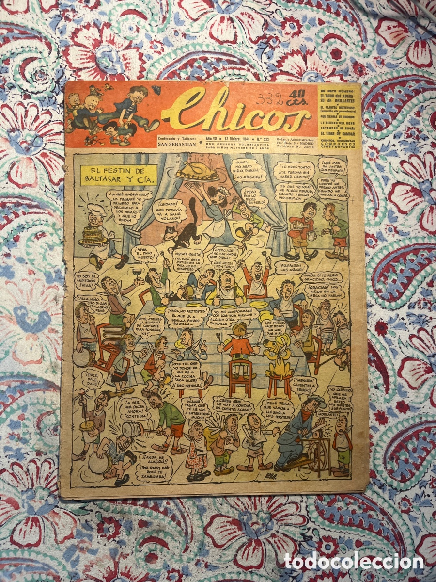 Tebeos: CHICOS, N&Uacute;MERO 332, (EDITORIAL CHICOS/GILSA) - Foto 1