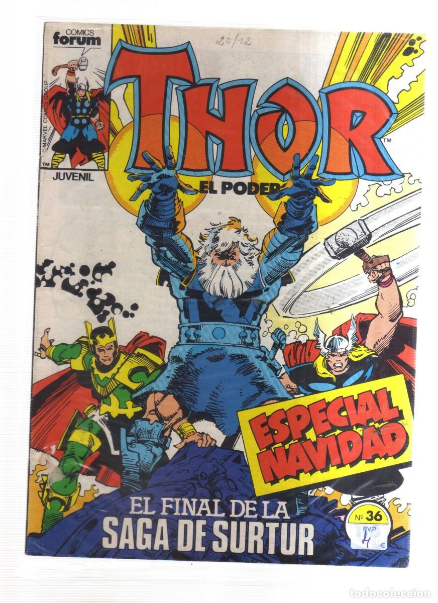 Tebeos: THOR EL PODEROSO DE FORUM N,36 ESPECIAL NAVIDAD - Foto 1