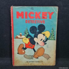 Tebeos: MICKEY DETECTIVE - ED. SATURNINO CALLEJA, S.A. - WALT DISNEY - 1936 - Nº 12 / 23.047