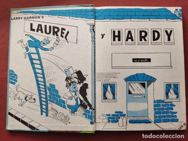 Tebeos: ALMANAQUE LAUREL Y HARDI, EL GGORDO Y EL FLACO - LARRY HARMONS - 1973 EUREDIT - Foto 3