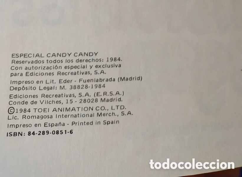 Tebeos: Comic Candy Candy La Mansi&oacute;n de los Legan 1984 - Foto 7