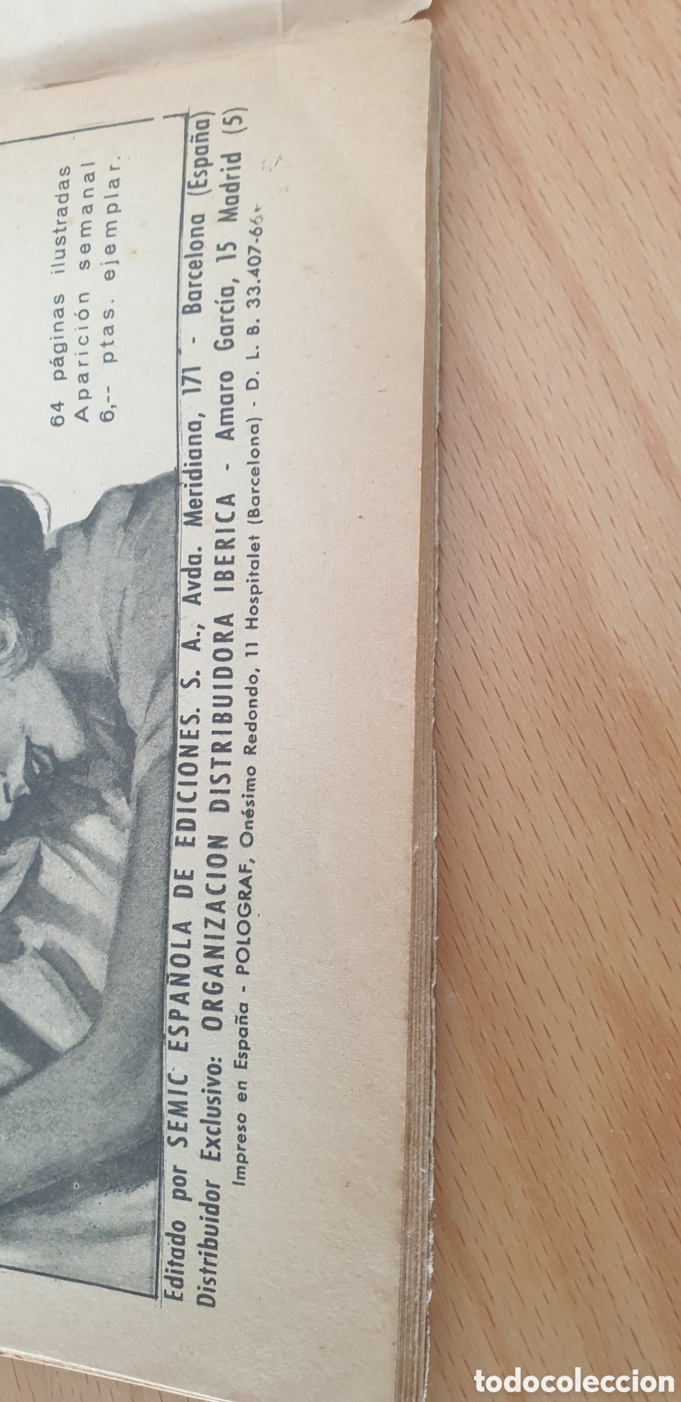 Tebeos: C&oacute;mic El Santo,Num.5 a&ntilde;o 1968 La pluma fat&iacute;dica - Foto 3