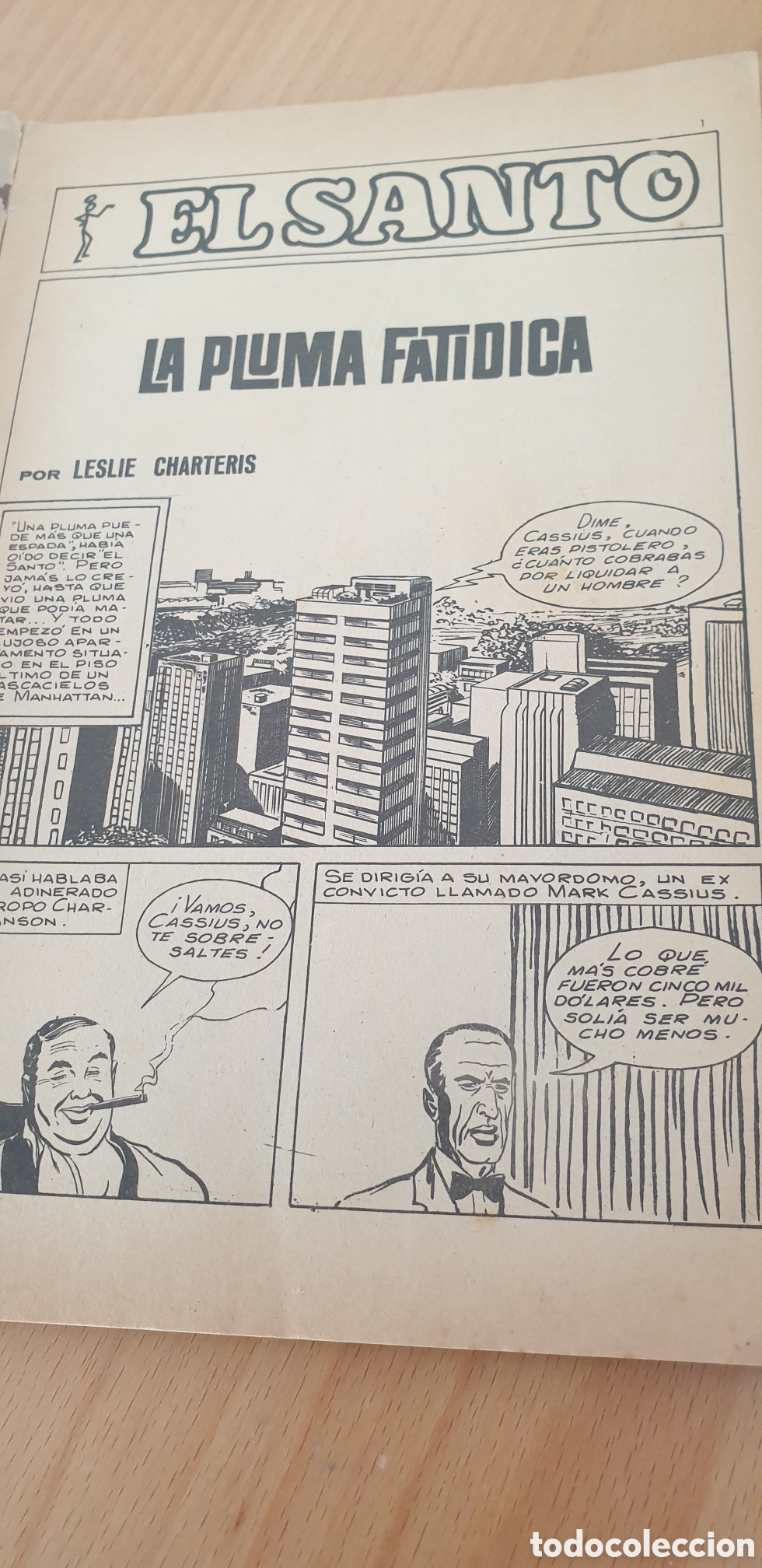 Tebeos: C&oacute;mic El Santo,Num.5 a&ntilde;o 1968 La pluma fat&iacute;dica - Foto 4