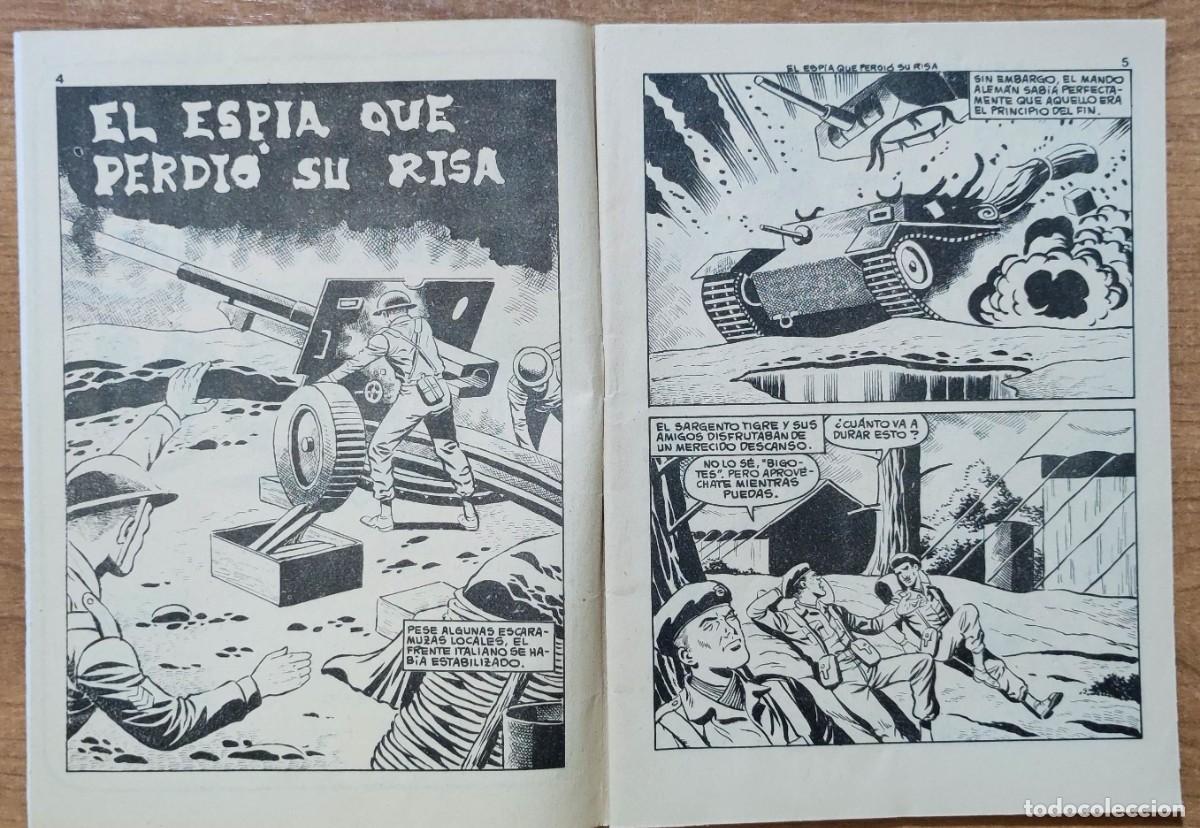 Tebeos: EL SARGENTO TIGRE N&ordm; 25 EL ESPIA QUE PERDIO SU RISA - 1972 VILMAR. - Foto 5