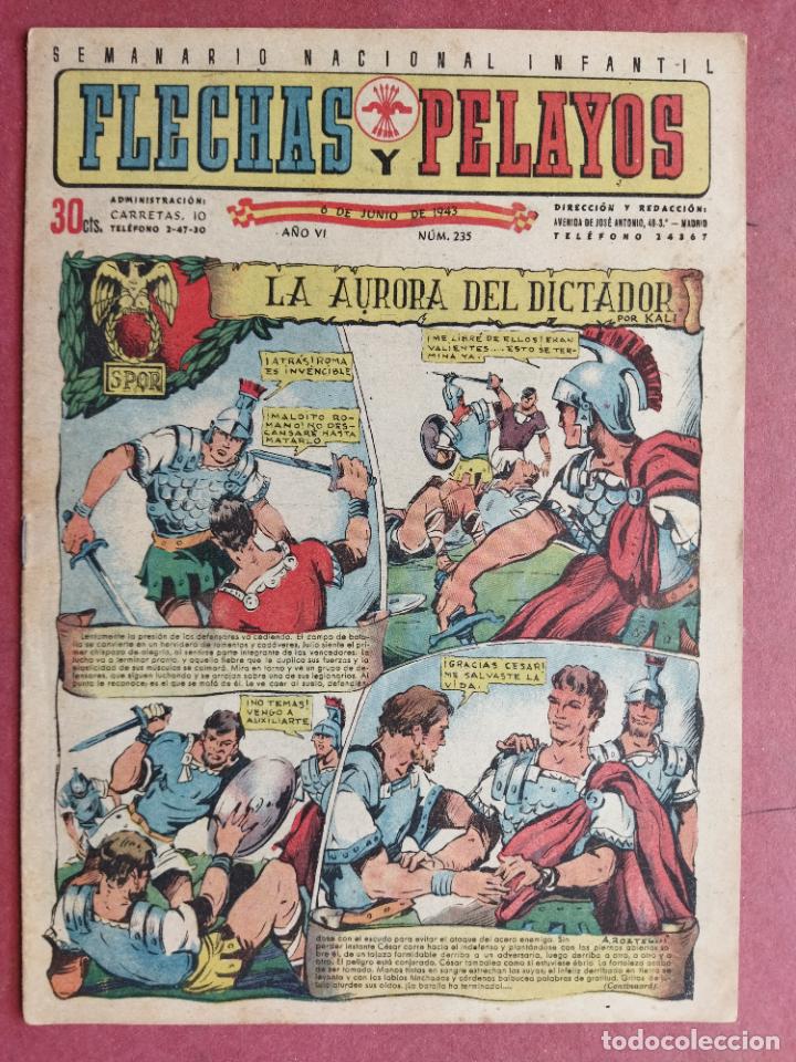 Tebeos: FLECHAS Y PELAYOS N&ordm; 245 - 1943 - Foto 1