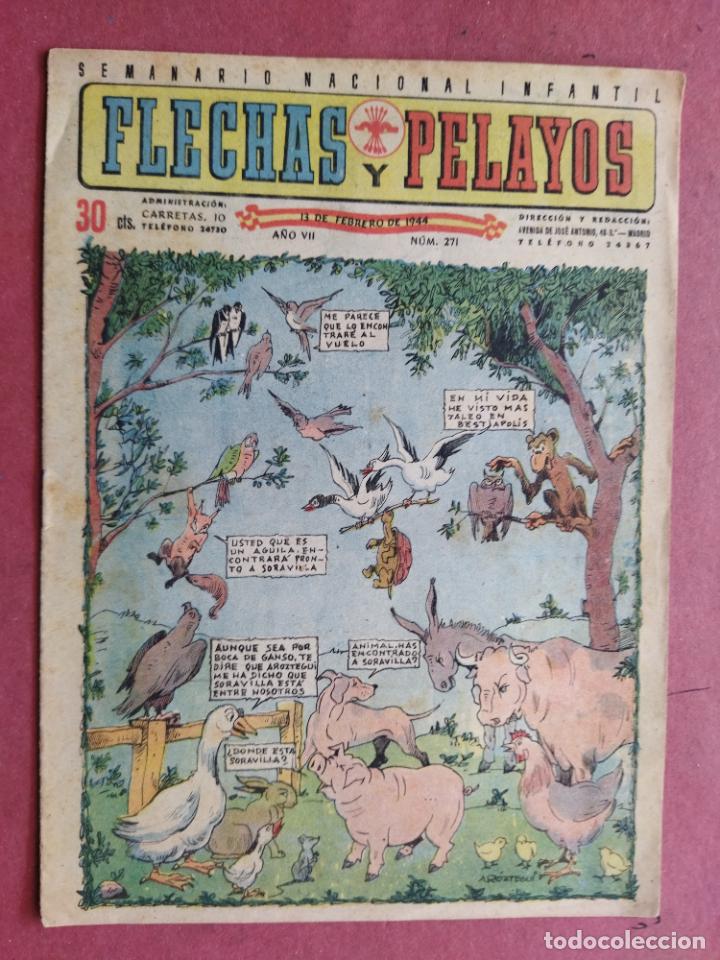 Tebeos: FLECHAS Y PELAYOS N&ordm; 271 - 1944 - Foto 1