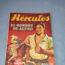Tebeos: HERCULES EL HOMBRE DE ACERO COLECCION HOMBRES AUDACES EDITORIAL MOLINO 1ª EDICION DEL AÑO 1942. Lote 401804999
