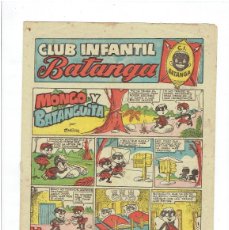 Tebeos: ARCHIVO * CLUB INFANTIL BATANGA * Nº 5 ORIGINAL * EDITORIAL CRISOL AÑO 1958 *. Lote 403052604