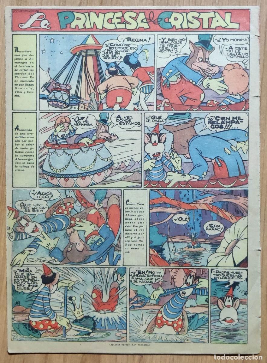 Tebeos: CHICOS A&Ntilde;O IX N&ordm; 376 - 1946 TRAGEDIA EN ORIENTE. - Foto 2