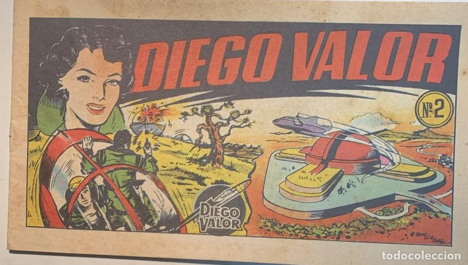 Tebeos: Diego Valor, numero 2. Editorial CID Edicolor a&ntilde;o 1954 - Foto 1
